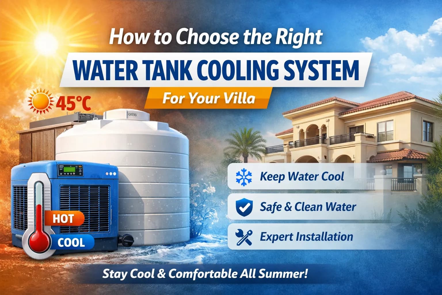 صورة مقال كيفية اختيار نظام تبريد خزان المياه المناسب لفيلتك